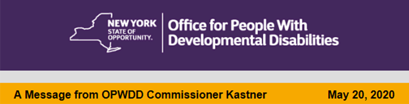 Un mensaje del Comisionado Kastner de la OPWDD