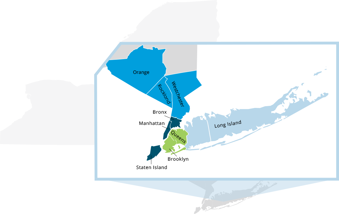 ACA/NY Provider Coverage Map