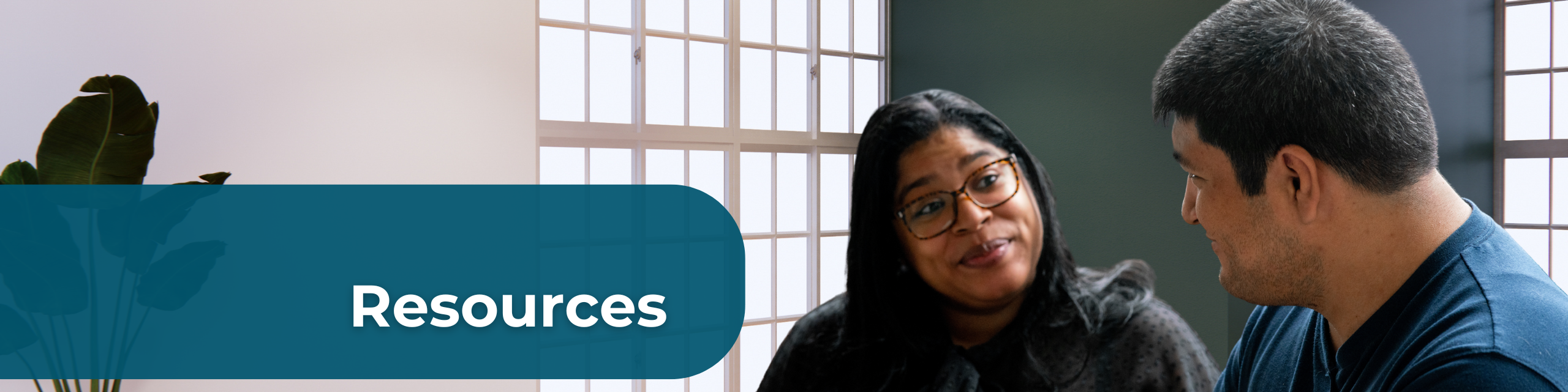 Resources care manager and individual working together